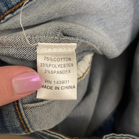 Coco + Carmen Blue Denim Sleeveless Vest - Picture 4 of 4